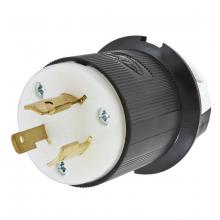 Hubbell Wiring Device-Kellems HBL2351 - LKG PLUG, 20A 600V, L9-20P, B/W