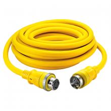 Hubbell Wiring Device-Kellems HBL61CM52LED - MARINE CORD, 50A/125/250V, YL, W/LEDS